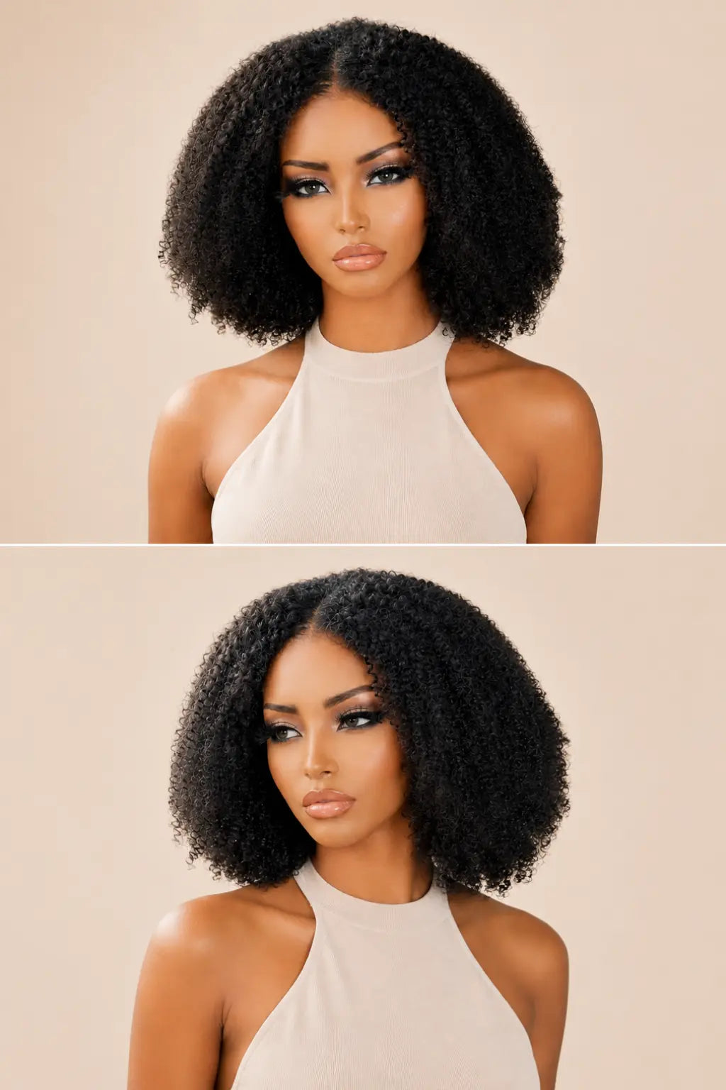 Naya 14' - Perruque Kinky Curly Cheveux Naturels | Lace Front NUBYQUEEN