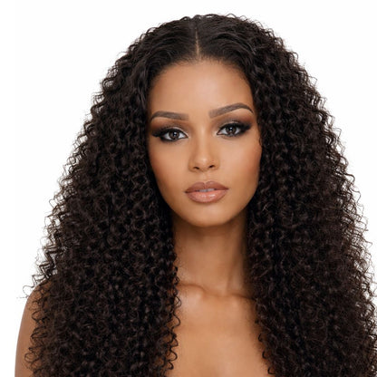 Perruque Water Wave Longue 26 pouces HD Lace 13x4 Cheveux Naturels - Amery