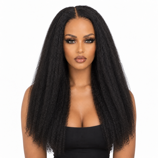 Emilia 24' - Perruque Kinky Straight Cheveux Naturels | Lace